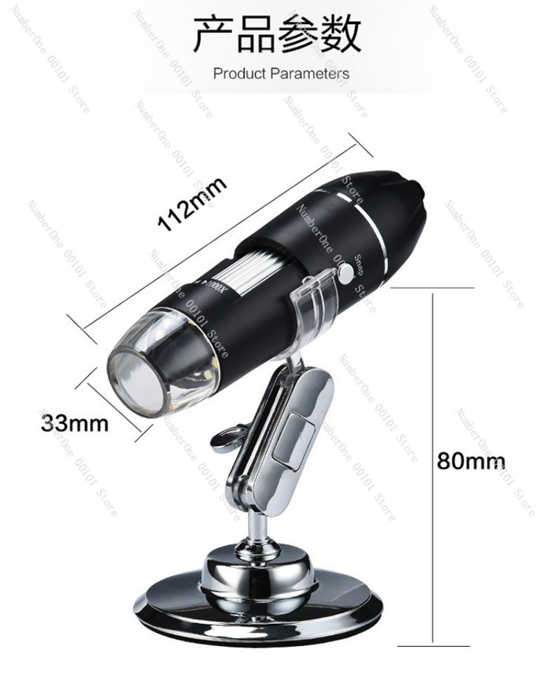 Digital Microscope - Mikroskop digital 1600X definisi tinggi kaca