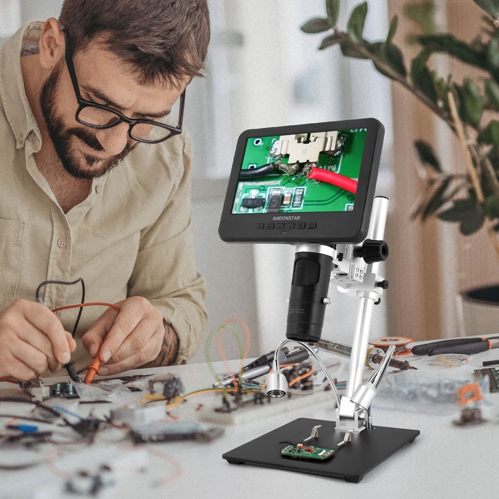 Digital Microscope - Mikroskop Digital Trinokuler Andonstar AD249S-M yang