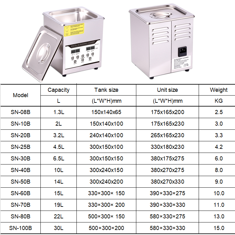 SN-08B 1.3L Pembersih Ultrason - Medical Lab Machines ulasan dan harga